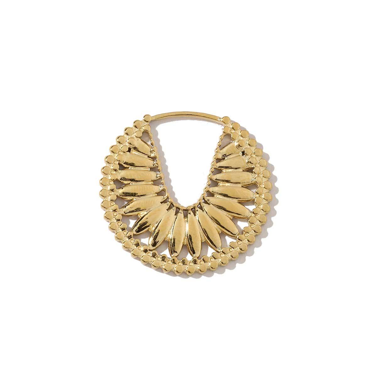 6pcs/pack French Gold Color Geometric Earring Charms Spiral Gourd DIY Necklace Pendants Stainless Steel Jewelry Accessories