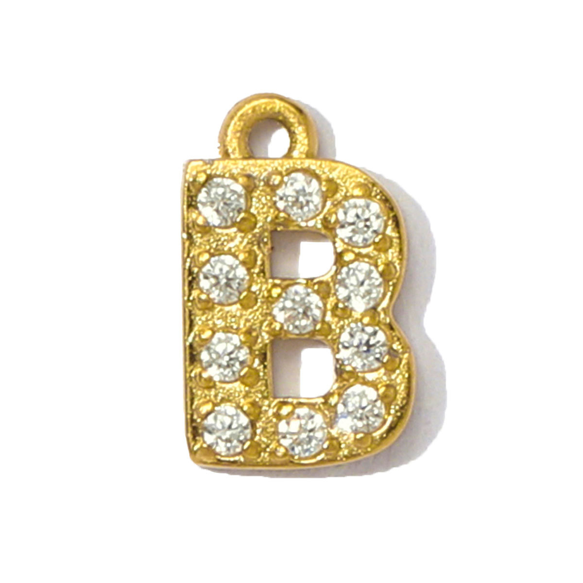 6pcs/pack French Small Cubic Zircon Alphabet Name Necklace Pendants Stainless Steel Capital A-Z 26 Letter DIY Charms Women Earring Jewelry