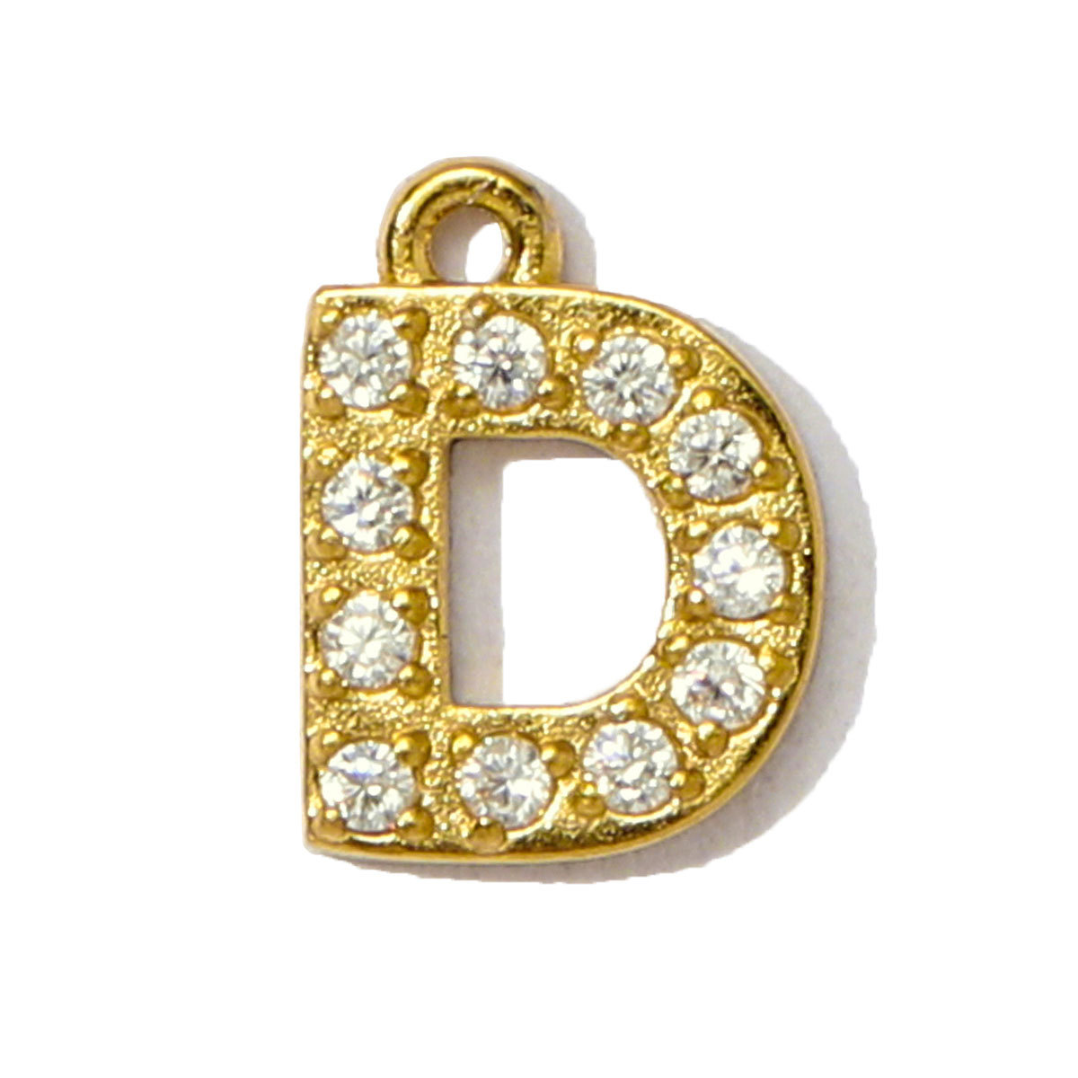 6pcs/pack French Small Cubic Zircon Alphabet Name Necklace Pendants Stainless Steel Capital A-Z 26 Letter DIY Charms Women Earring Jewelry