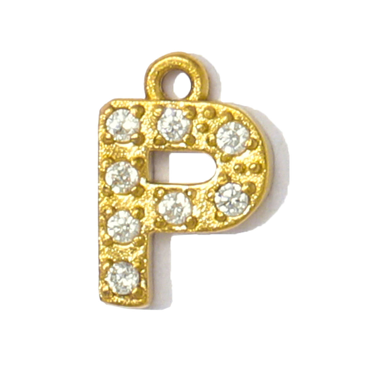 6pcs/pack French Small Cubic Zircon Alphabet Name Necklace Pendants Stainless Steel Capital A-Z 26 Letter DIY Charms Women Earring Jewelry