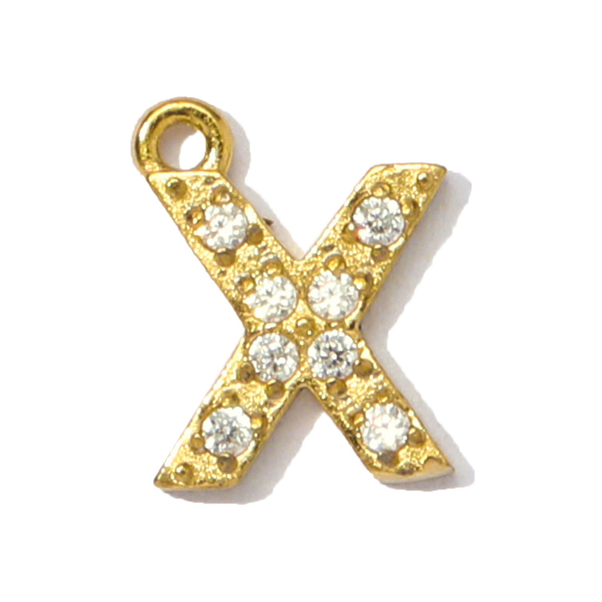 6pcs/pack French Small Cubic Zircon Alphabet Name Necklace Pendants Stainless Steel Capital A-Z 26 Letter DIY Charms Women Earring Jewelry
