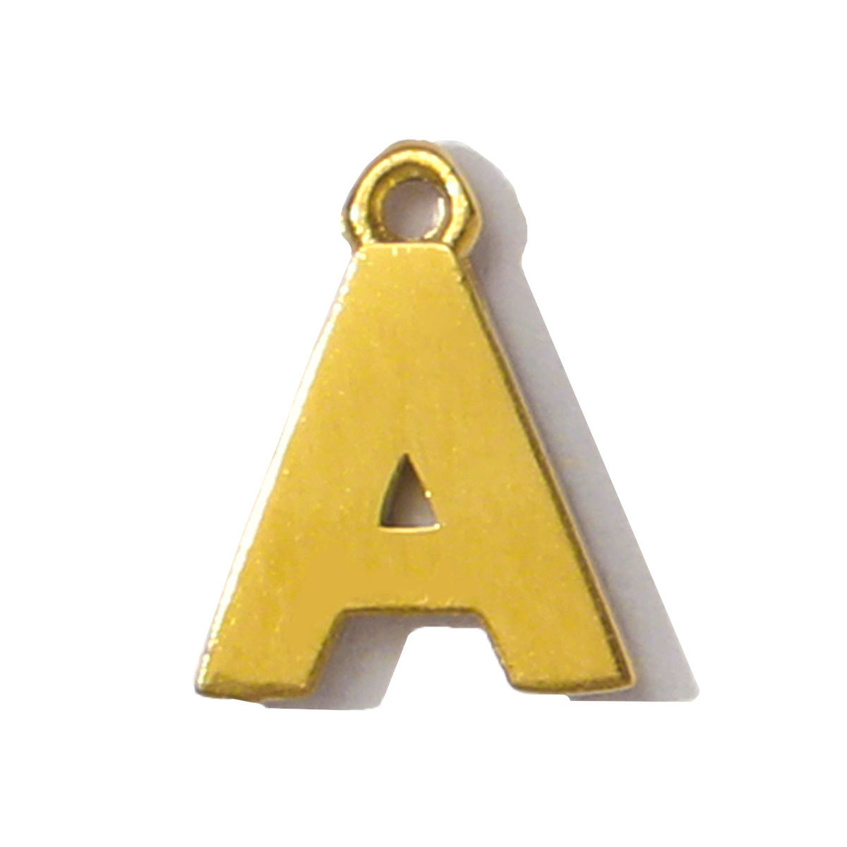6pcs/pack French Small Cubic Zircon Alphabet Name Necklace Pendants Stainless Steel Capital A-Z 26 Letter DIY Charms Women Earring Jewelry