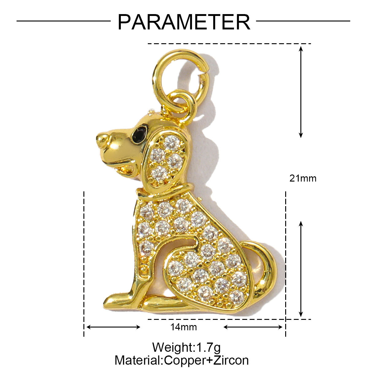6pcs/pack Copper Cubic Zircon Little Boy Girl Astronaut Necklace Pendant Football Baseball Diy Charms Dog Elephant Jewelry Wholesale