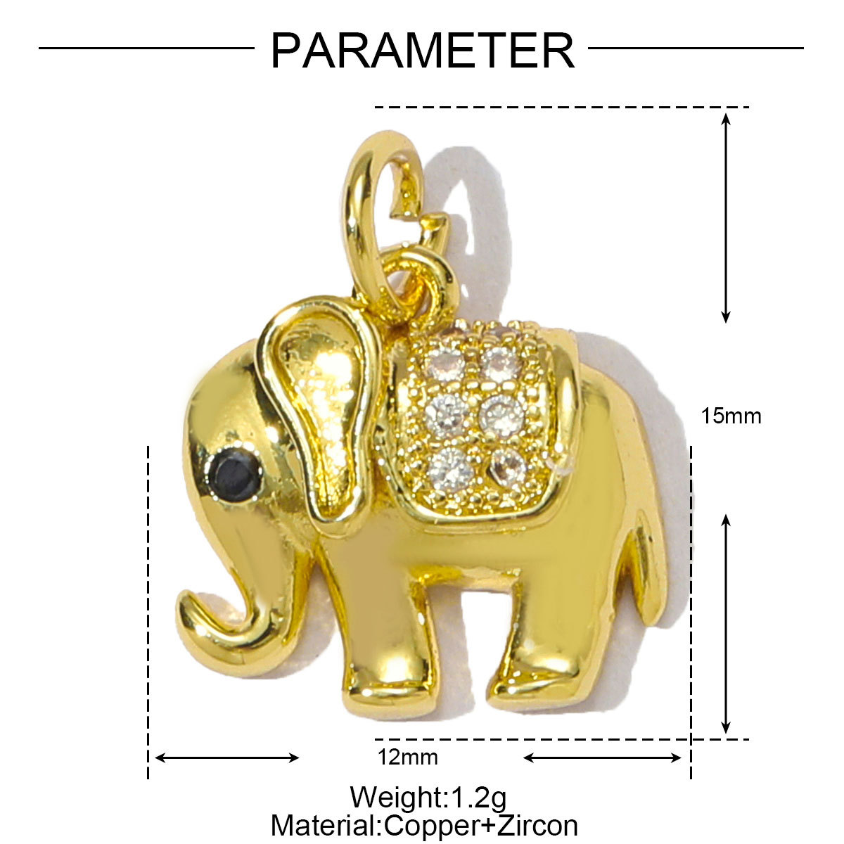 6pcs/pack Copper Cubic Zircon Little Boy Girl Astronaut Necklace Pendant Football Baseball Diy Charms Dog Elephant Jewelry Wholesale