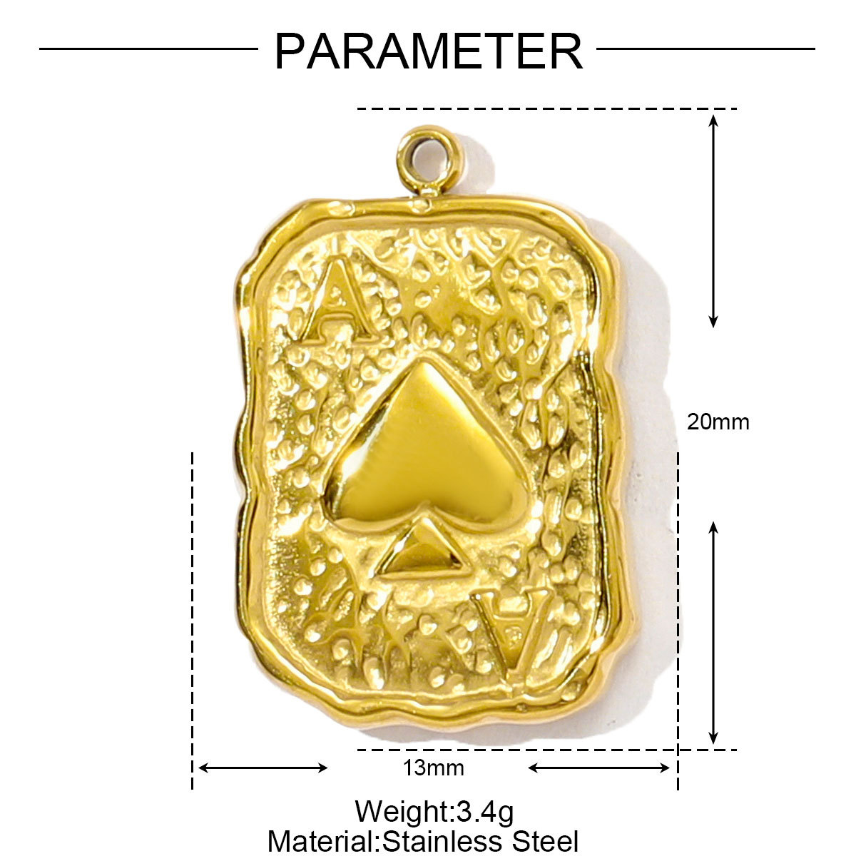 6pcs/pack Wholesale Stainless Steel Arc de Triomphe Rainbow Necklace Pendants Heart Flower DIY Charms Women Wing Rule Jewelry