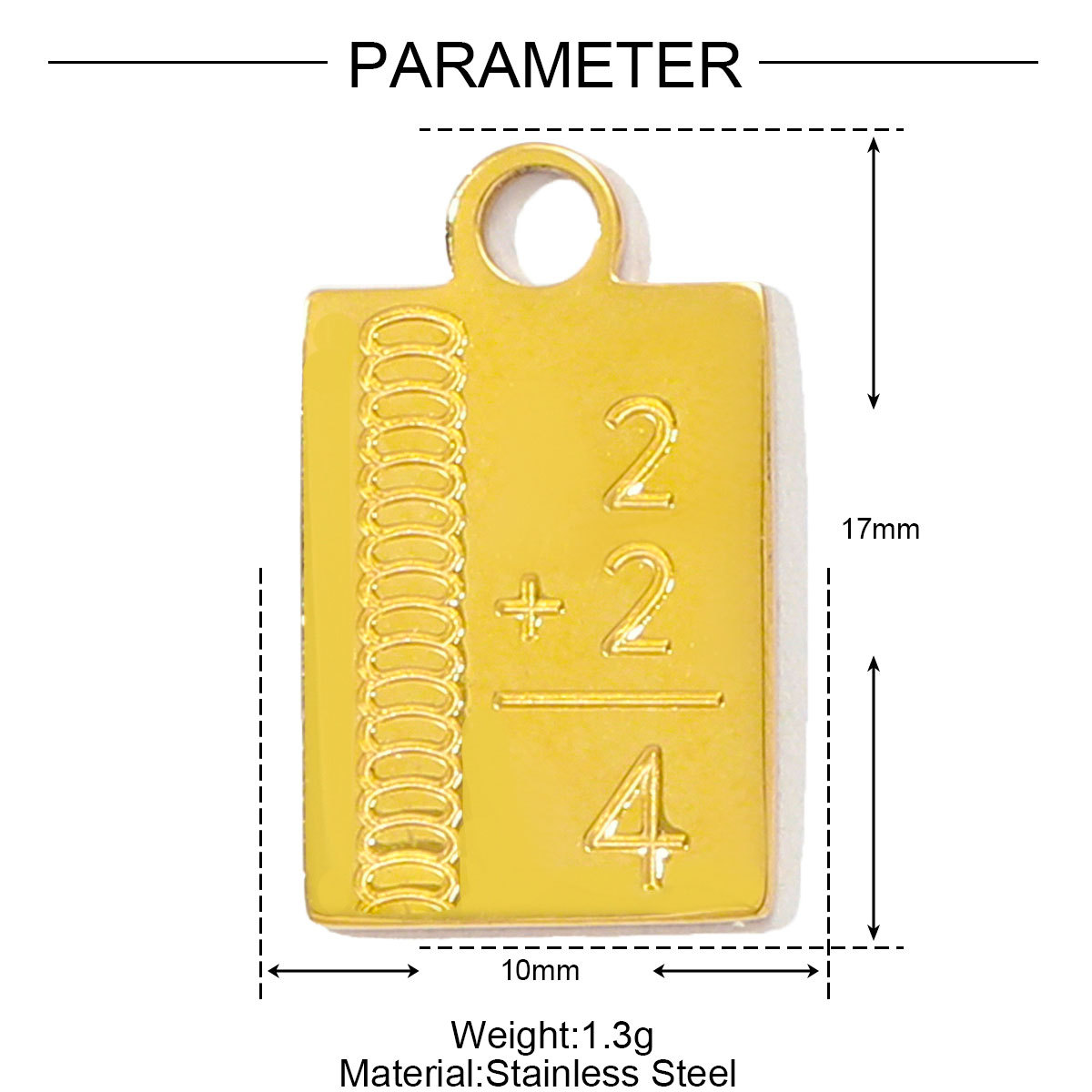 6pcs/pack Wholesale Stainless Steel Arc de Triomphe Rainbow Necklace Pendants Heart Flower DIY Charms Women Wing Rule Jewelry