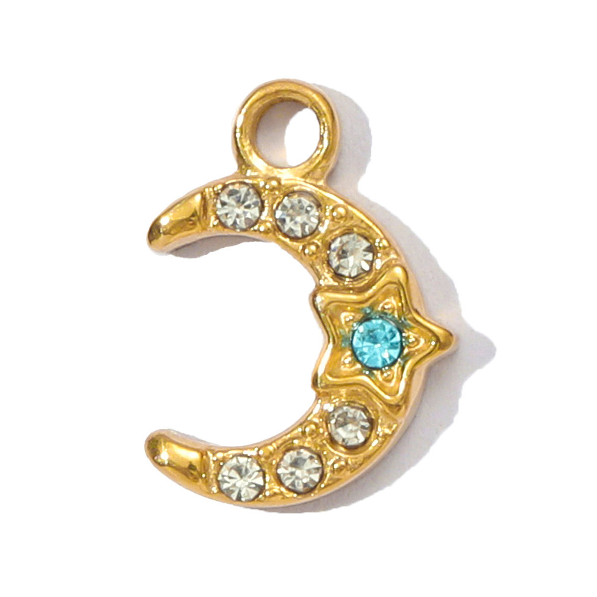 6pcs/pack Stainless Steel Enamel Elephant Dragonfly DIY Charms Women Crystal Flower Leaf Necklace Pendants Heart Jewelry Wholesale