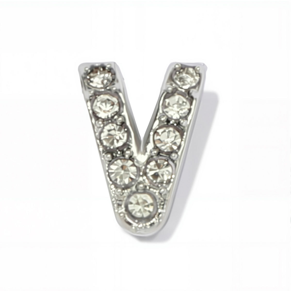 6pcs/Lot French Stainless Steel V Shaped Pinch Bail Clasps Melon Seeds Clips For DIY Necklace Pendant Women Jewelry
