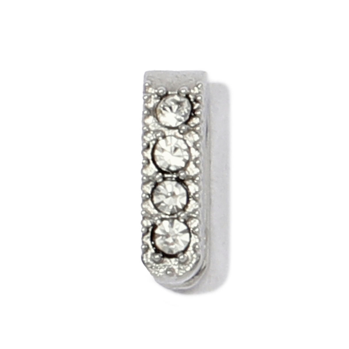 6pcs/Lot French Stainless Steel V Shaped Pinch Bail Clasps Melon Seeds Clips For DIY Necklace Pendant Women Jewelry