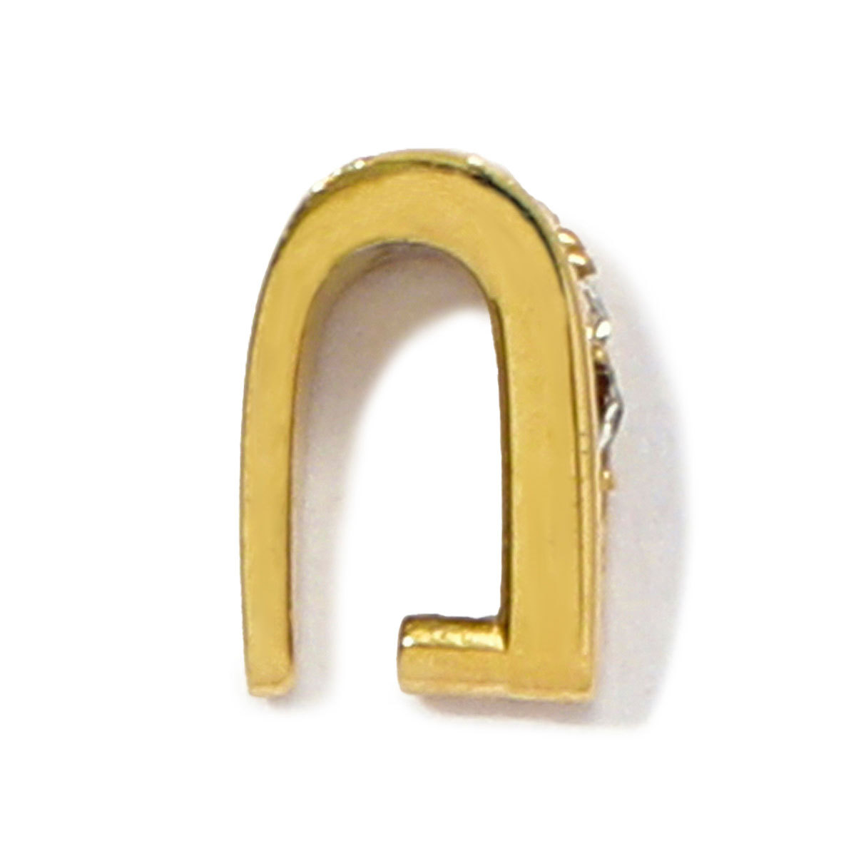 6pcs/Lot French Stainless Steel V Shaped Pinch Bail Clasps Melon Seeds Clips For DIY Necklace Pendant Women Jewelry