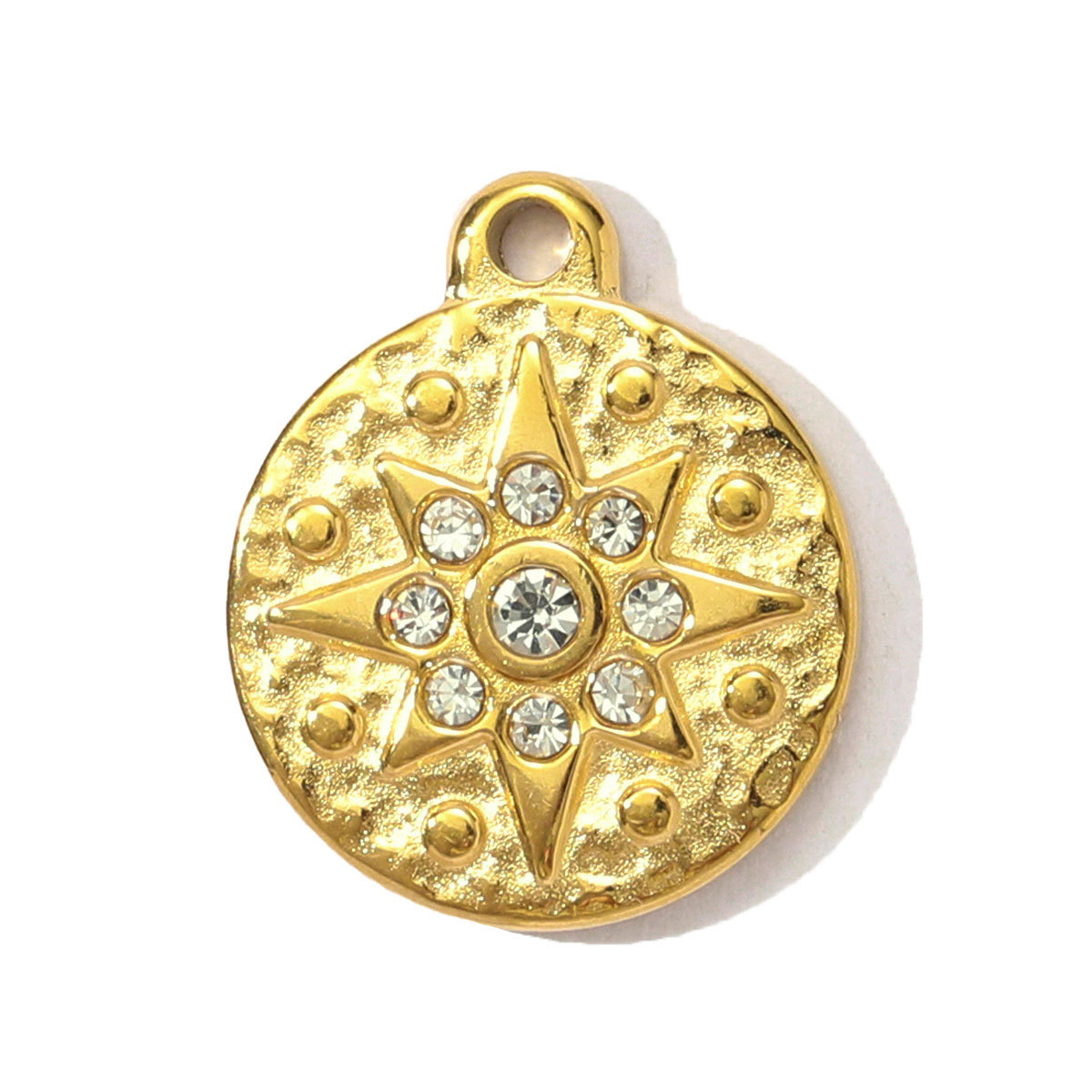 6pcs/pack Wholesale Stainless Steel Enamel Butterfly Flower DIY Charms Love Heart Star Necklace Pendants Women Evil Eye Jewelry
