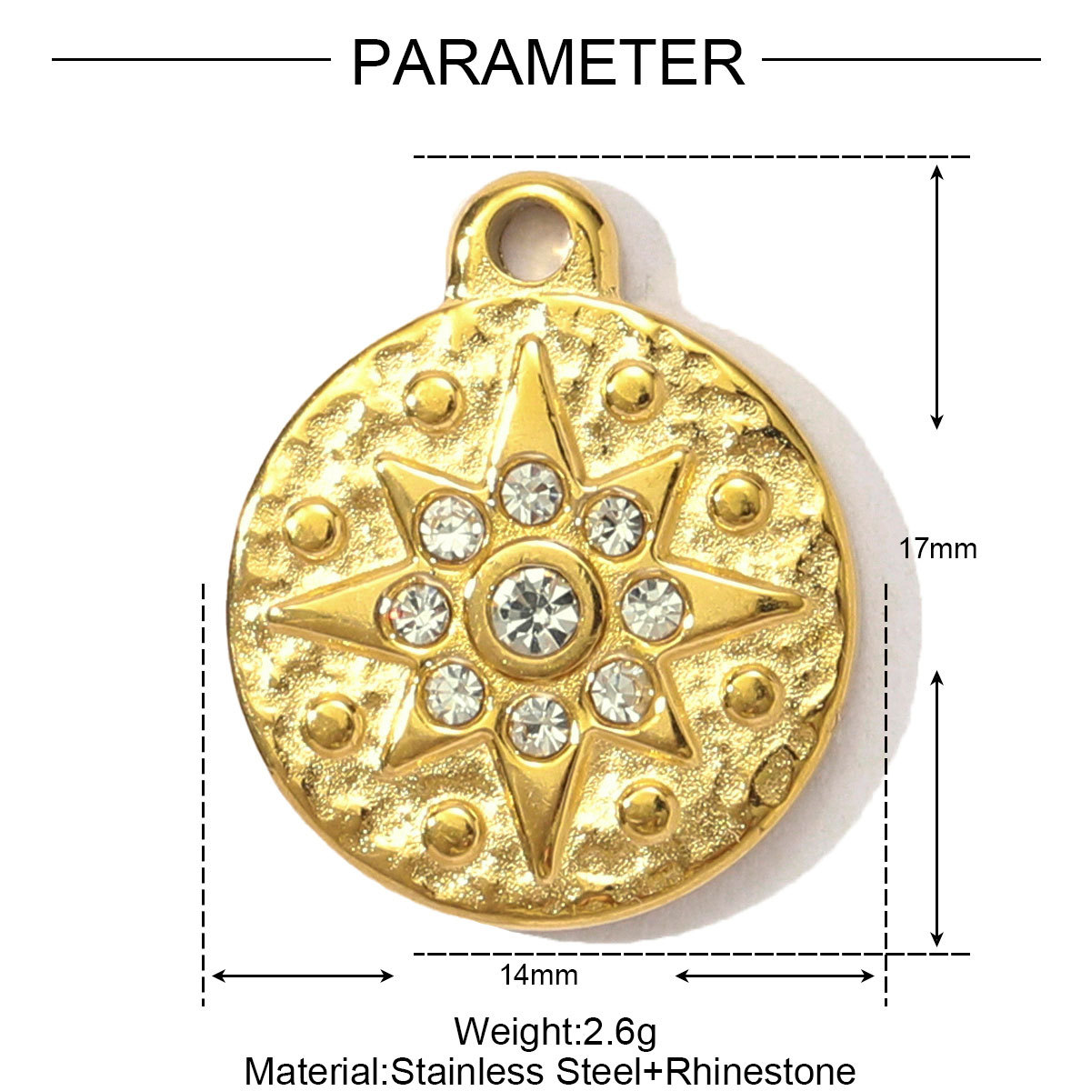 6pcs/pack Wholesale Stainless Steel Enamel Butterfly Flower DIY Charms Love Heart Star Necklace Pendants Women Evil Eye Jewelry