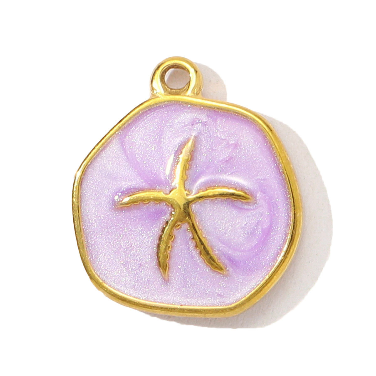 6pcs/pack Enamel Fish Seahorse Stainless Steel DIY Charms Starfish Coral Necklace Pendants Women Antler Snake Jewelry Wholesale