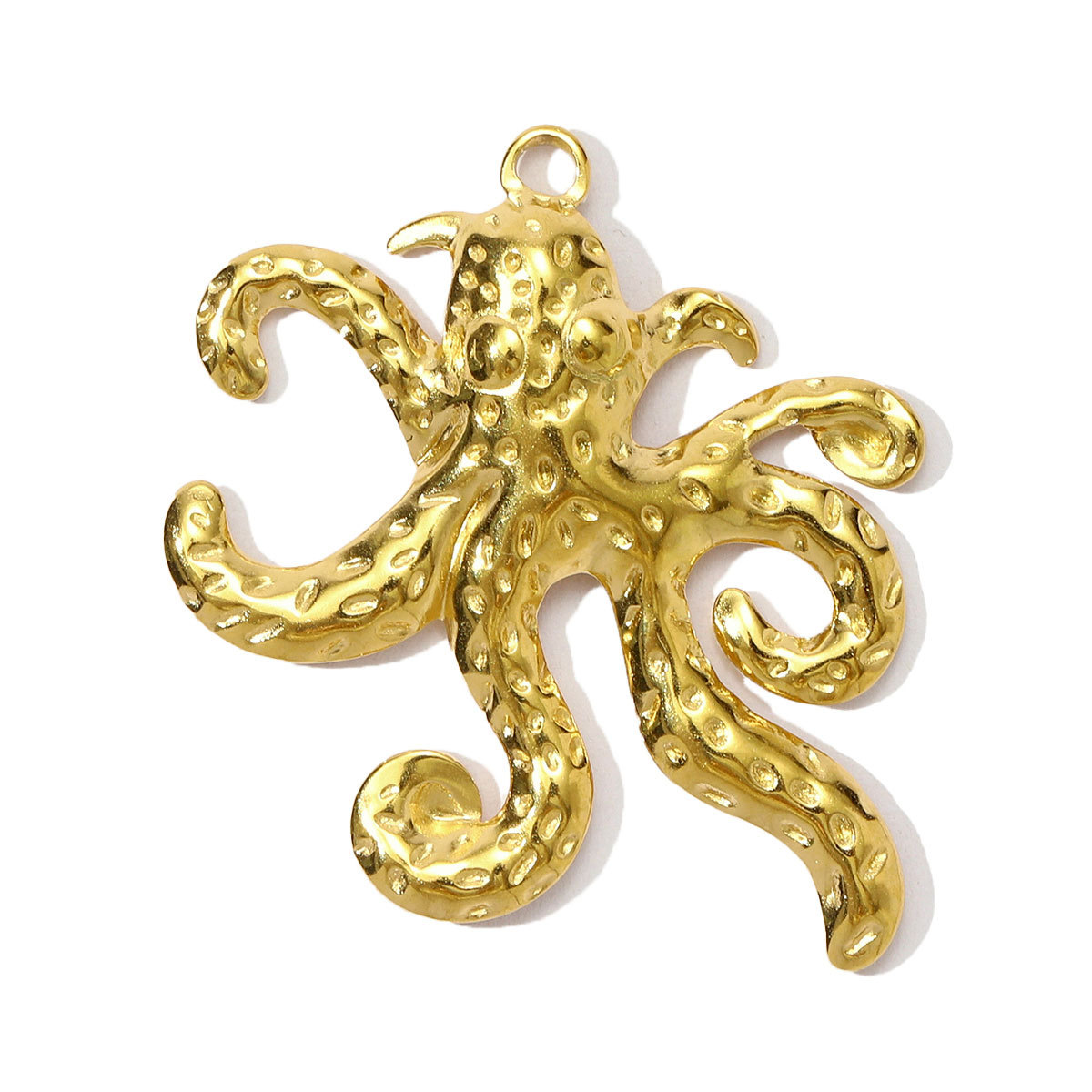 6pcs/pack Stainless Steel Cute Cat Resin Flower DIY Charms Heart Octopus Necklace Pendants Women Boots Garland Earrings Jewelry