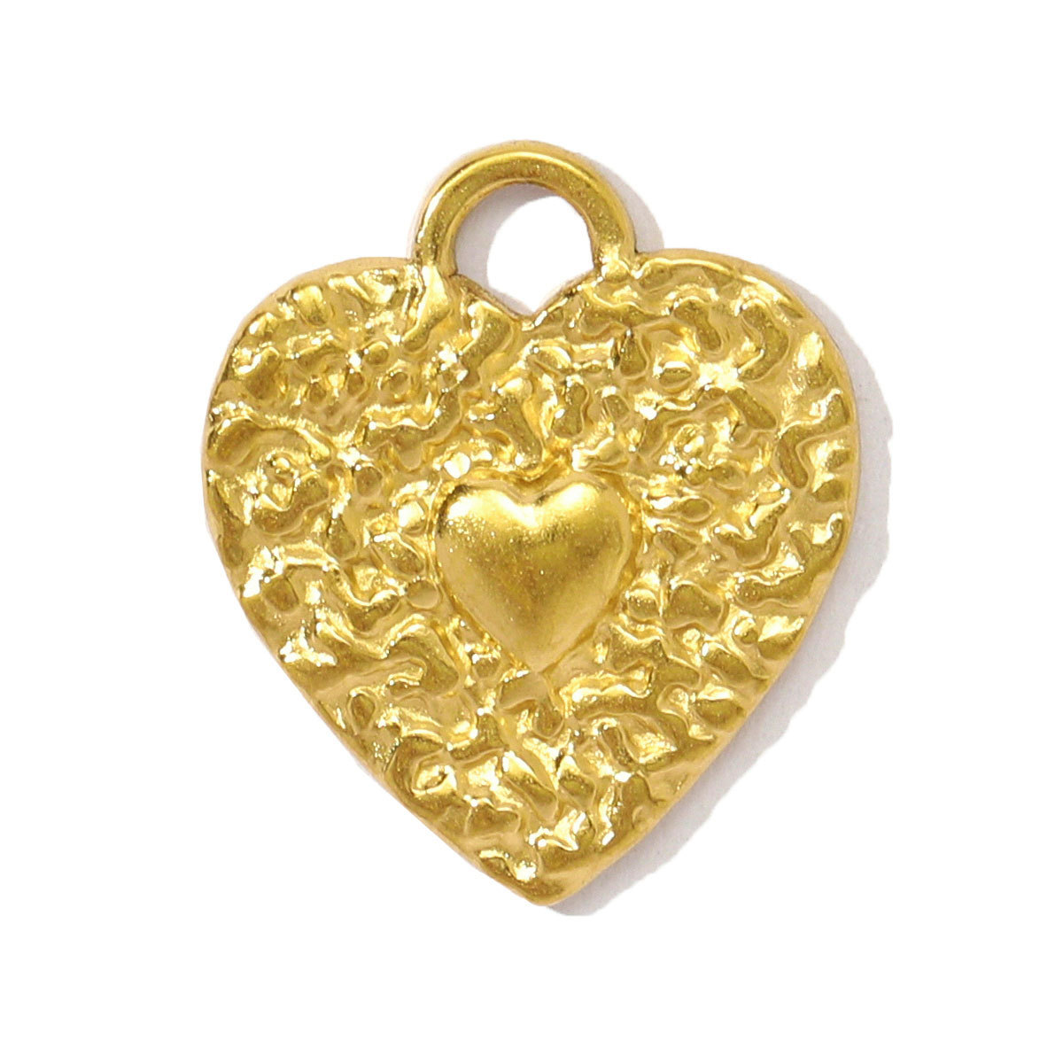 6pcs/pack French Retro Stainless Steel Heart DIY Charms Evil Eye Egyptian Earring Necklace Pendants Women Star Crescent Jewelry