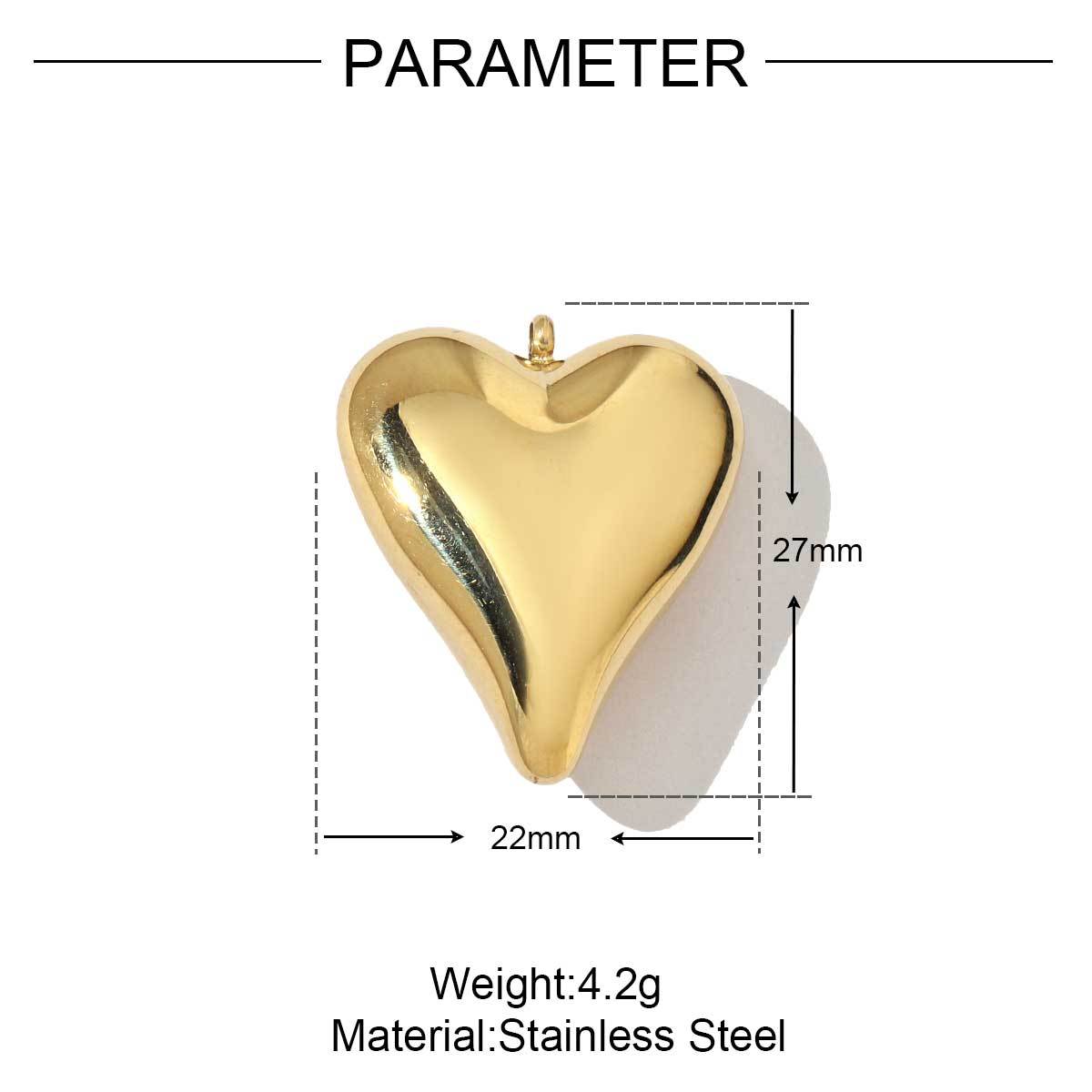 6pcs/pack French Style Stainless Steel Star Tail Love Charms Heart Cross Round Necklace DIY Small Pendant Accessory