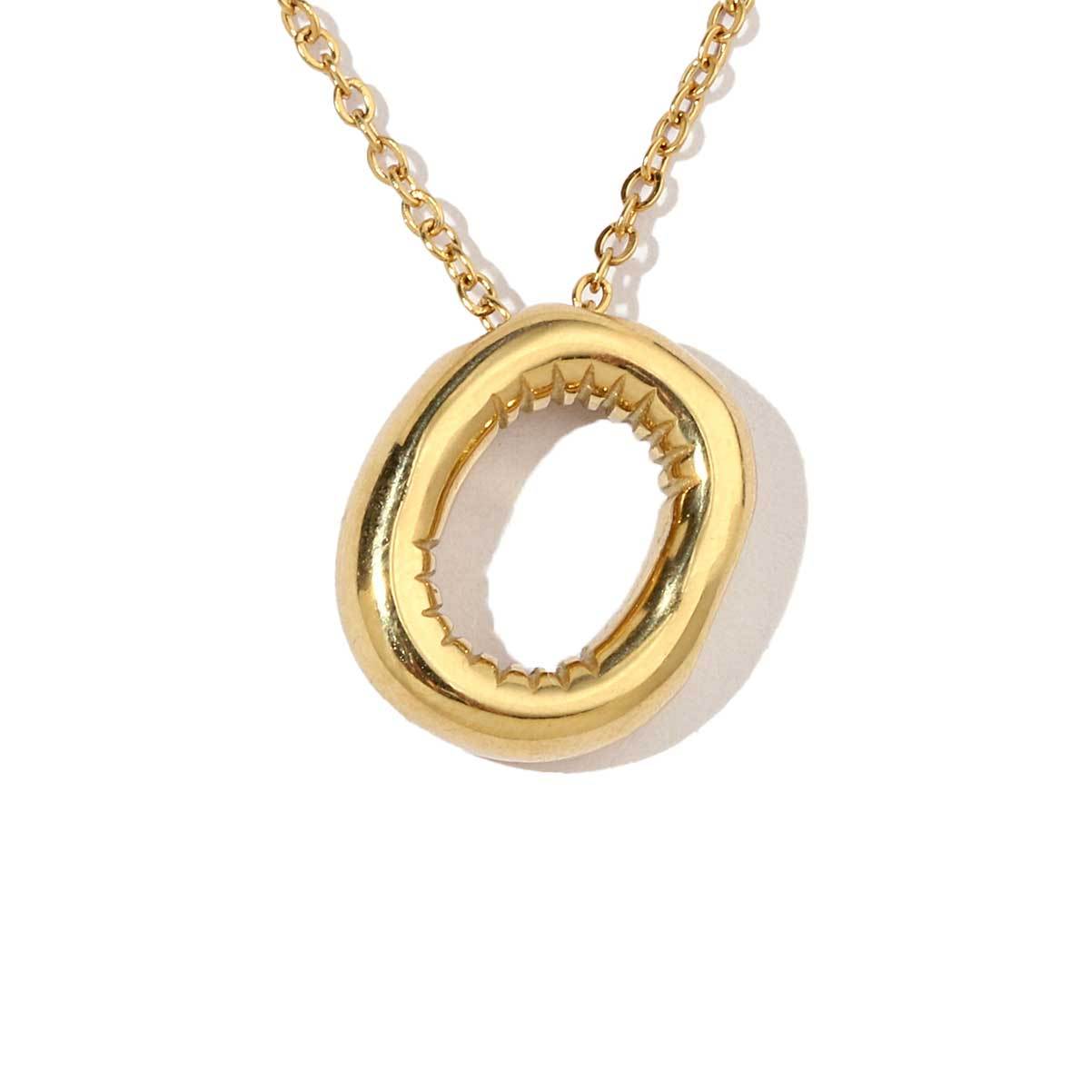 6pcs/pack A-Z Name Letter Stainless Steel DIY Charms Women Alphabet Necklace Pendant Wholesale Gold Color Earring Jewelry