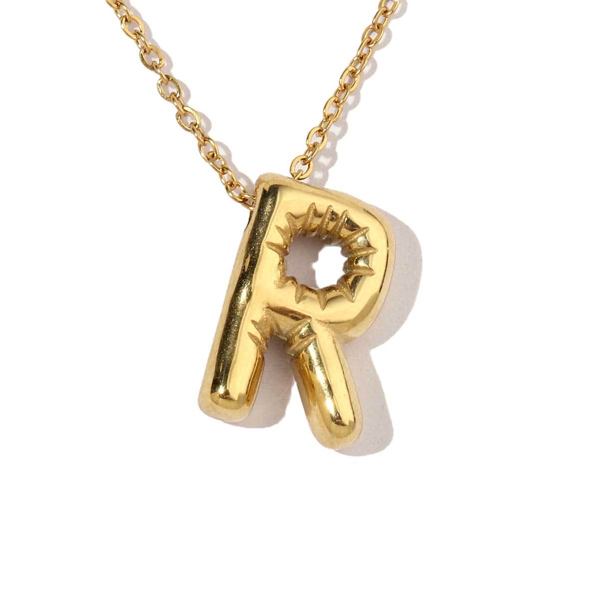 6pcs/pack A-Z Name Letter Stainless Steel DIY Charms Women Alphabet Necklace Pendant Wholesale Gold Color Earring Jewelry