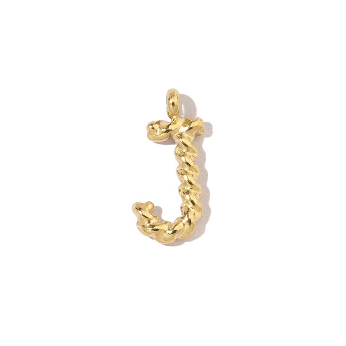 6pcs/pack Stainless Steel Real Gold Color Plated Thread A-Z Letters Initial Name Charms For DIY Necklace Making Accessory