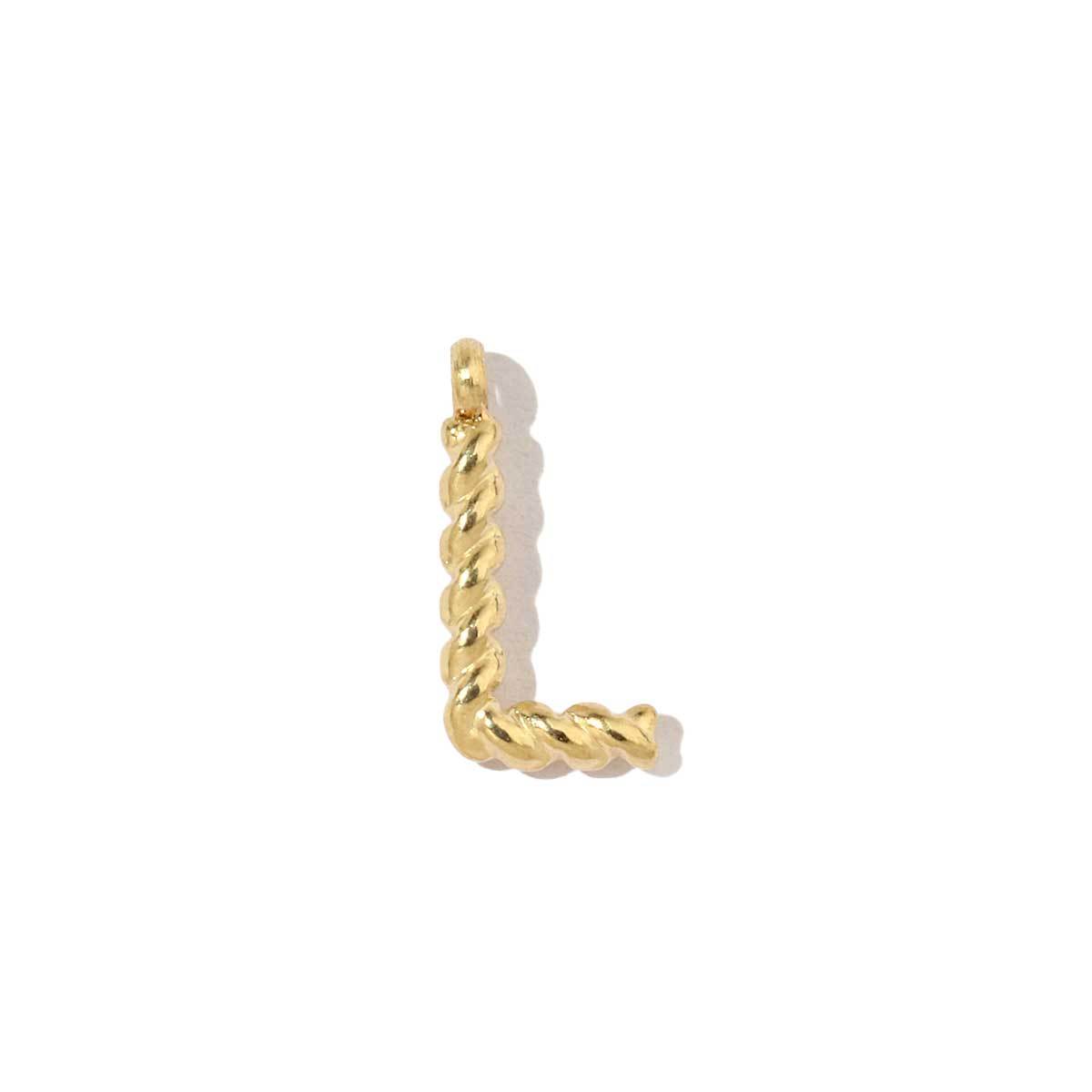 6pcs/pack Stainless Steel Real Gold Color Plated Thread A-Z Letters Initial Name Charms For DIY Necklace Making Accessory