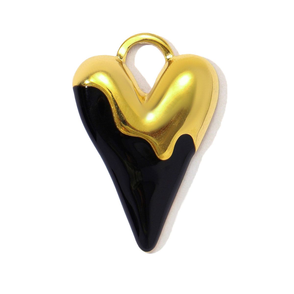 6pcs/pack Stainless Steel Enamel Gradient Butterfly DIY Earring Charms Painted Heart Necklace Pendants Women Star Bracelet Jewelry