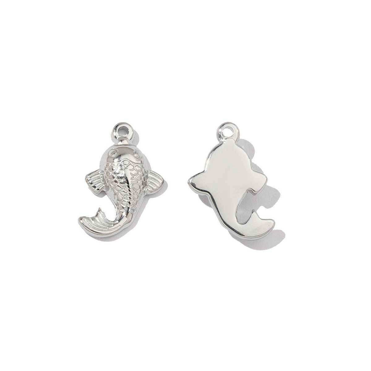 6pcs/pack Stainless Steel Mirror Polish Lobster Starfish Seahorse Charms For Necklace Bracelet Making DIY Accessories