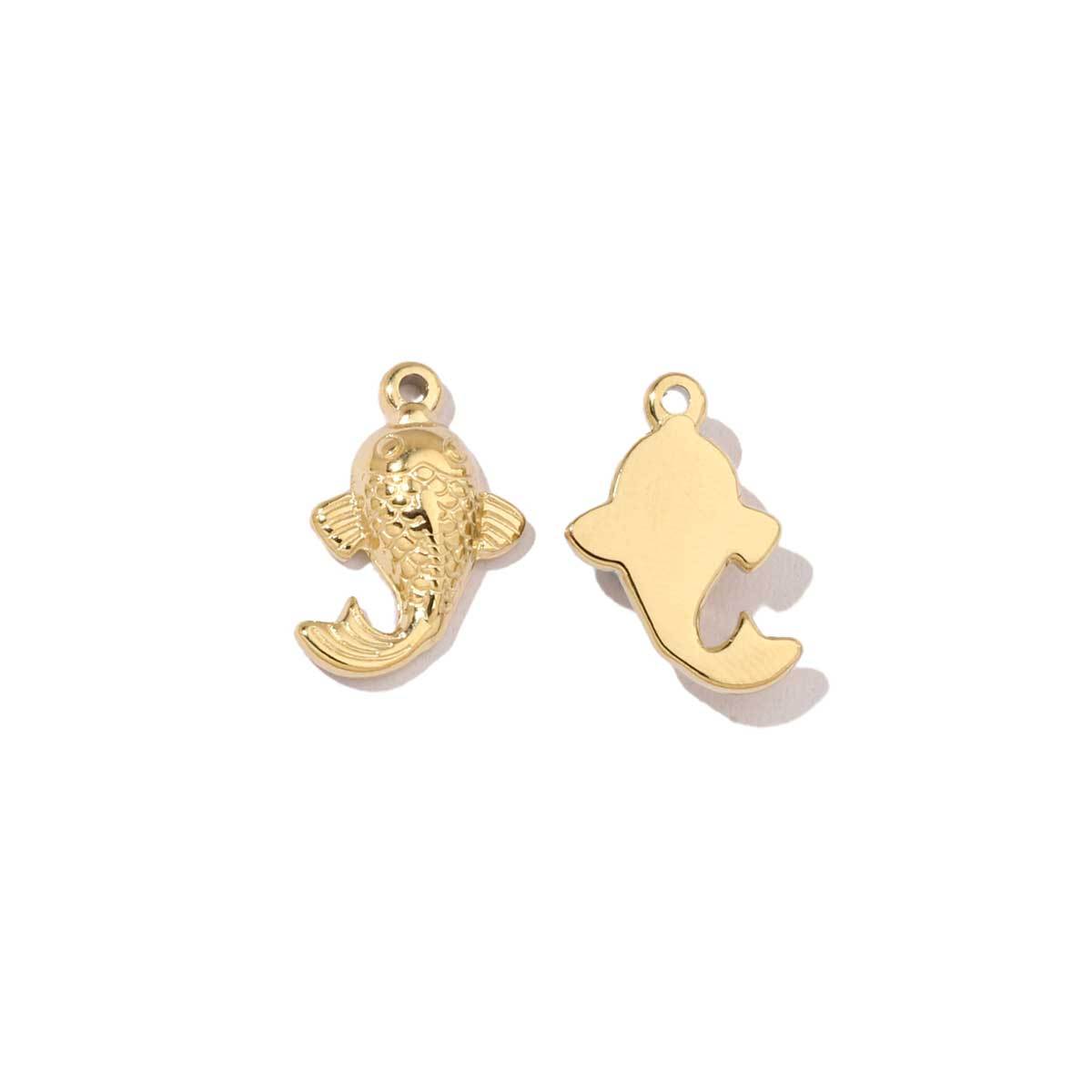 6pcs/pack Stainless Steel Mirror Polish Lobster Starfish Seahorse Charms For Necklace Bracelet Making DIY Accessories