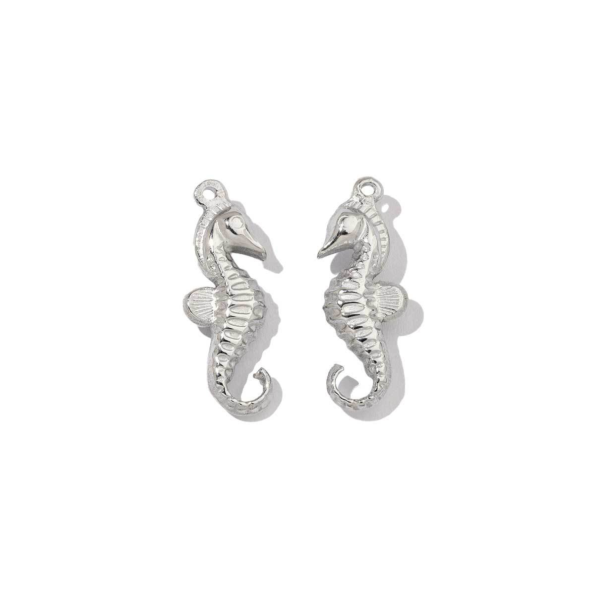 6pcs/pack Stainless Steel Mirror Polish Lobster Starfish Seahorse Charms For Necklace Bracelet Making DIY Accessories