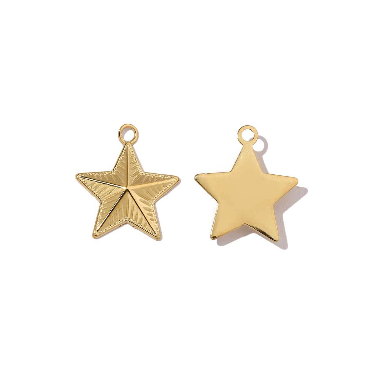 6pcs/pack Mirror Polish Sun Cresent Moon Star Charms Stainless Steel Tulips Flower DIY Pendant For Women Jewelry Making Findingss