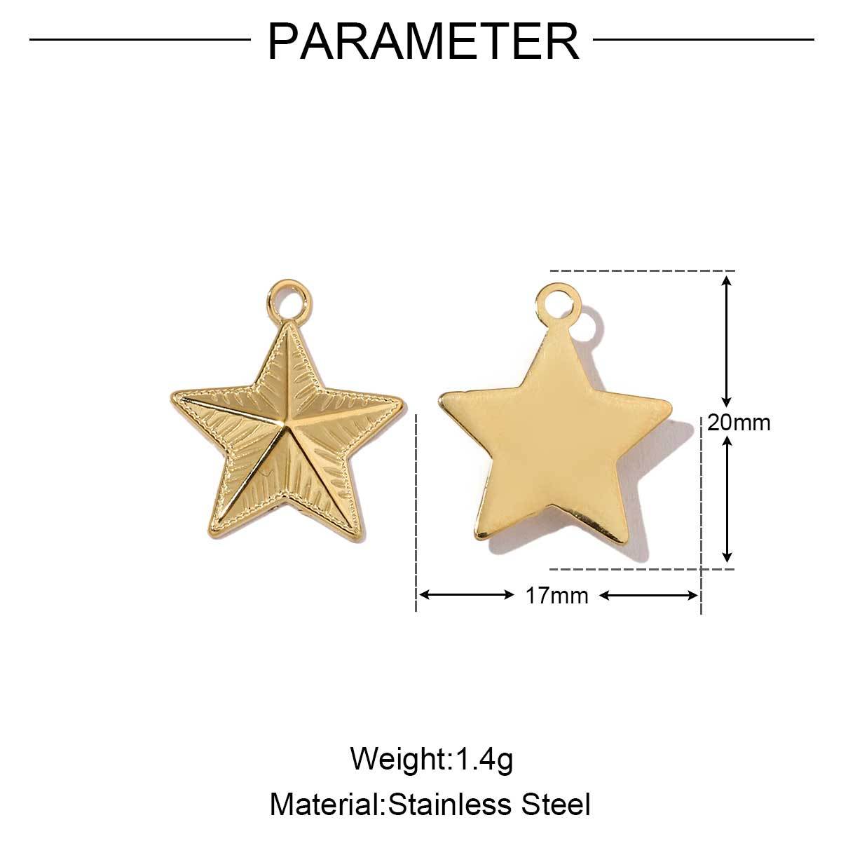 6pcs/pack Mirror Polish Sun Cresent Moon Star Charms Stainless Steel Tulips Flower DIY Pendant For Women Jewelry Making Findingss