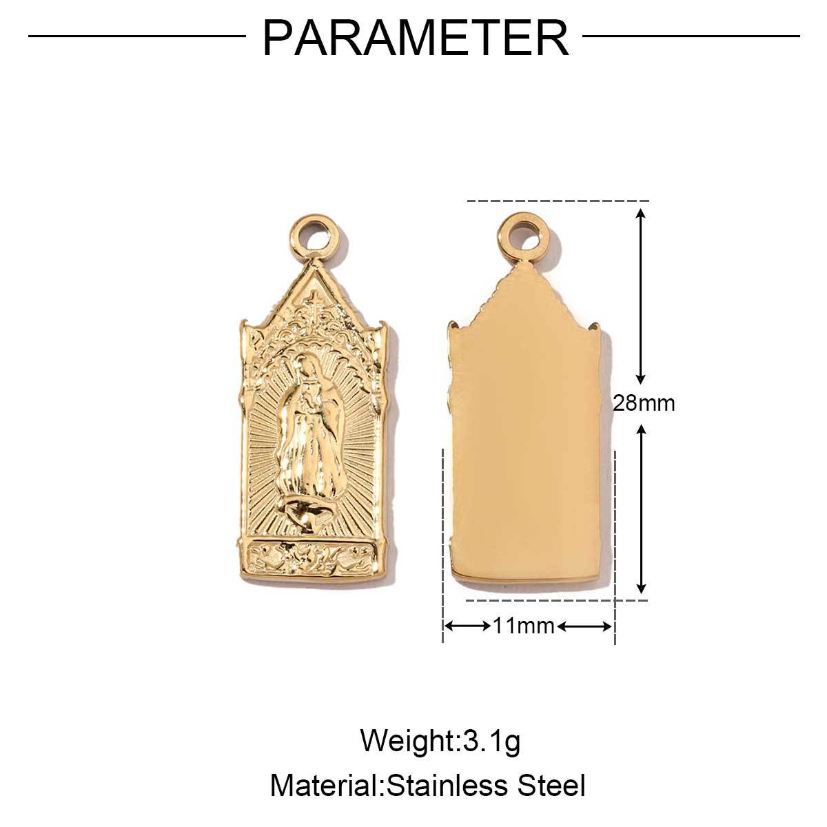6pcs/pack Religious Stainless Steel Mirror Polish Buddha Hamsa Hand Charm Dream Catcher Small Pendant For Women DIY Jewelry Making