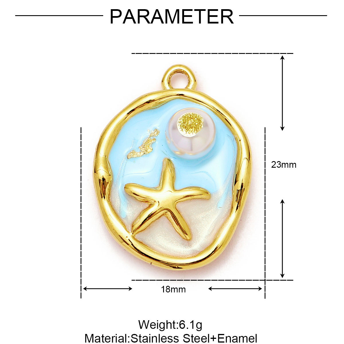 6pcs/Lot Monet Garden Style Stainless Steel Painted Flower Earring Charms Women Enamel Angel Butterfly Necklace Pendants DIY Jewelry