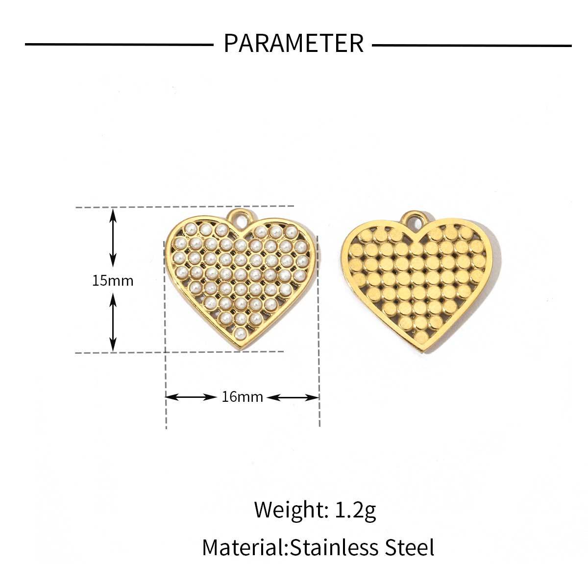 6pcs/pack Fashion Stainless steel Heart Lock Key Charms Mirror Polish Wing Love DIY Pendant For Women Jewelry Making Findings