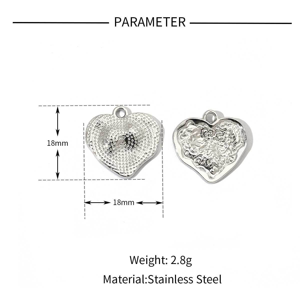 6pcs/pack Fashion Stainless Steel Heart Lock Key Charms Mirror Polish Wing Love DIY Pendant For Women Jewelry Making Findings