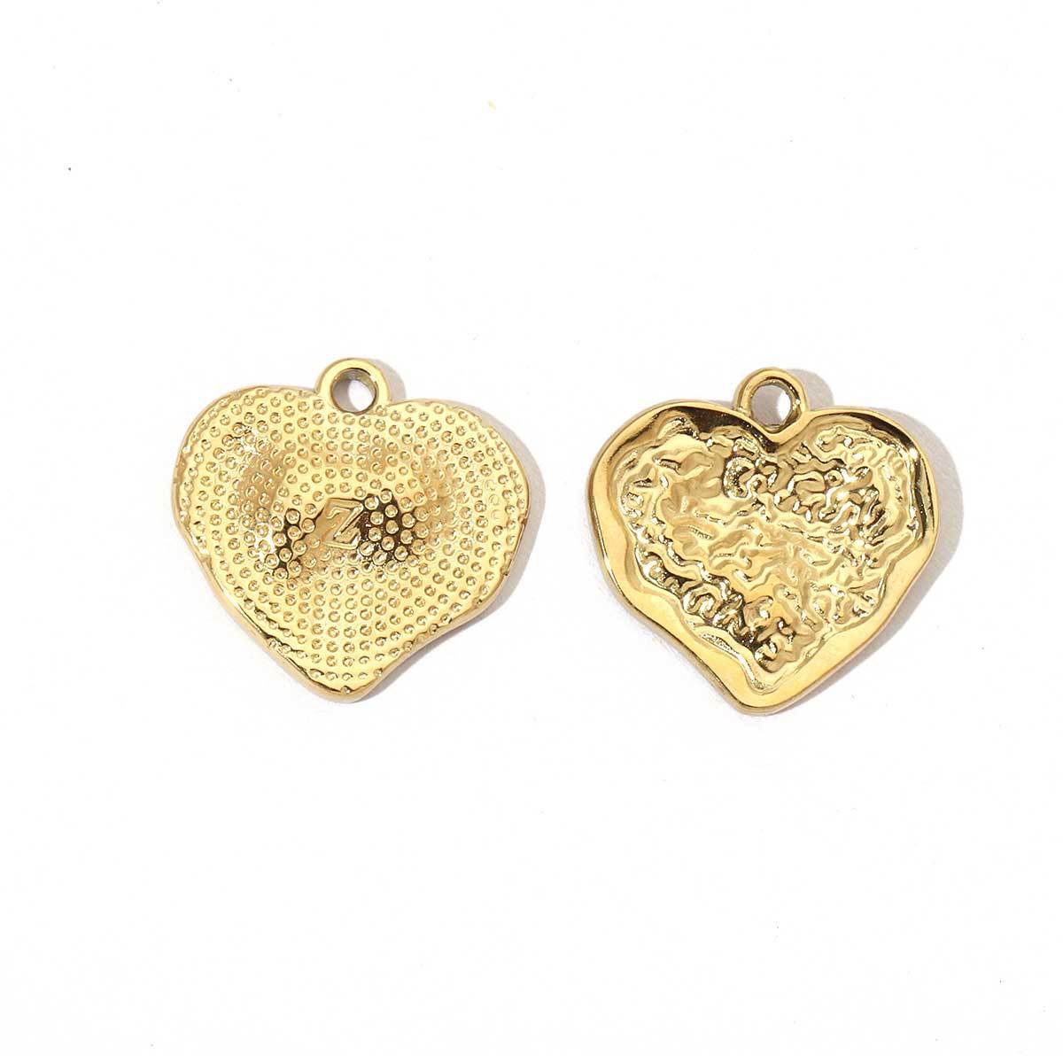6pcs/pack Fashion Stainless Steel Heart Lock Key Charms Mirror Polish Wing Love DIY Pendant For Women Jewelry Making Findings