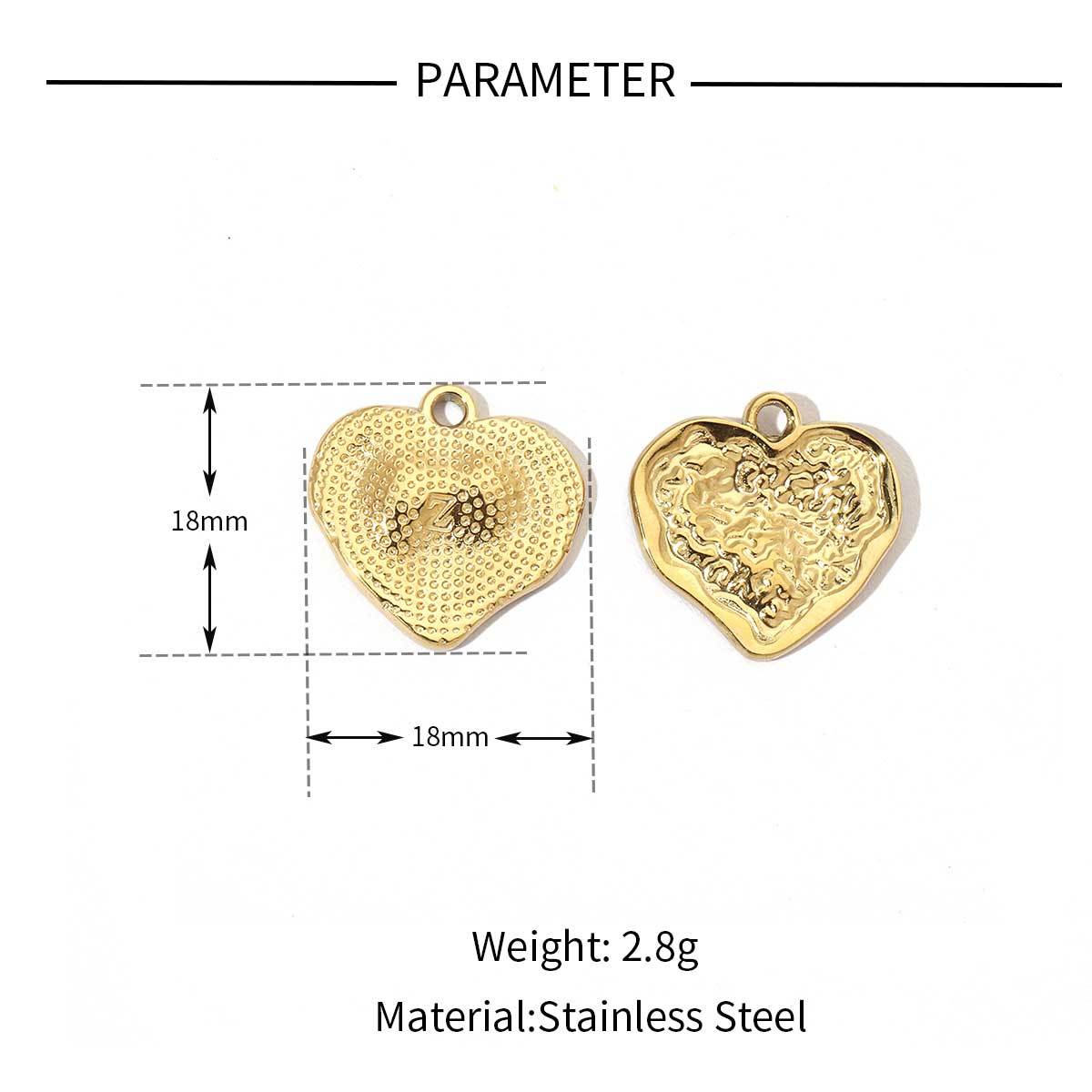 6pcs/pack Fashion Stainless Steel Heart Lock Key Charms Mirror Polish Wing Love DIY Pendant For Women Jewelry Making Findings