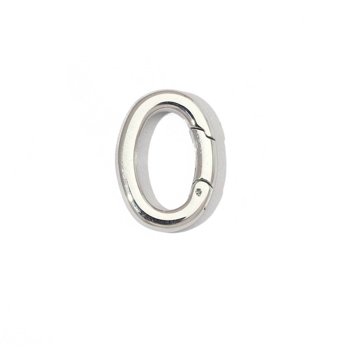 6pcs/pack Stainless Steel Mirror Polish Heart Circle Clasps Fashion Oval Spring Buckle Finding For Jewelry Making