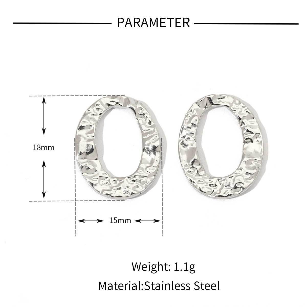 6pcs/pack Mirror Polish Geometric Oval Stainless Steel Pendants DIY Heart Round Swirl Pendant For Women Jewelry Making Finding