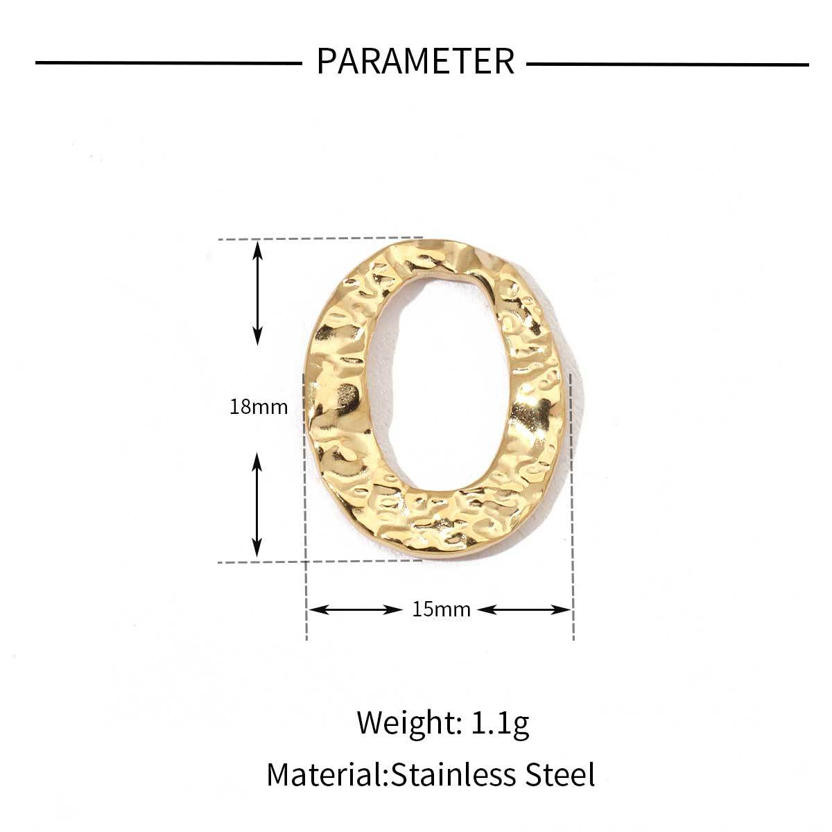 6pcs/pack Mirror Polish Geometric Oval Stainless Steel Pendants DIY Heart Round Swirl Pendant For Women Jewelry Making Finding