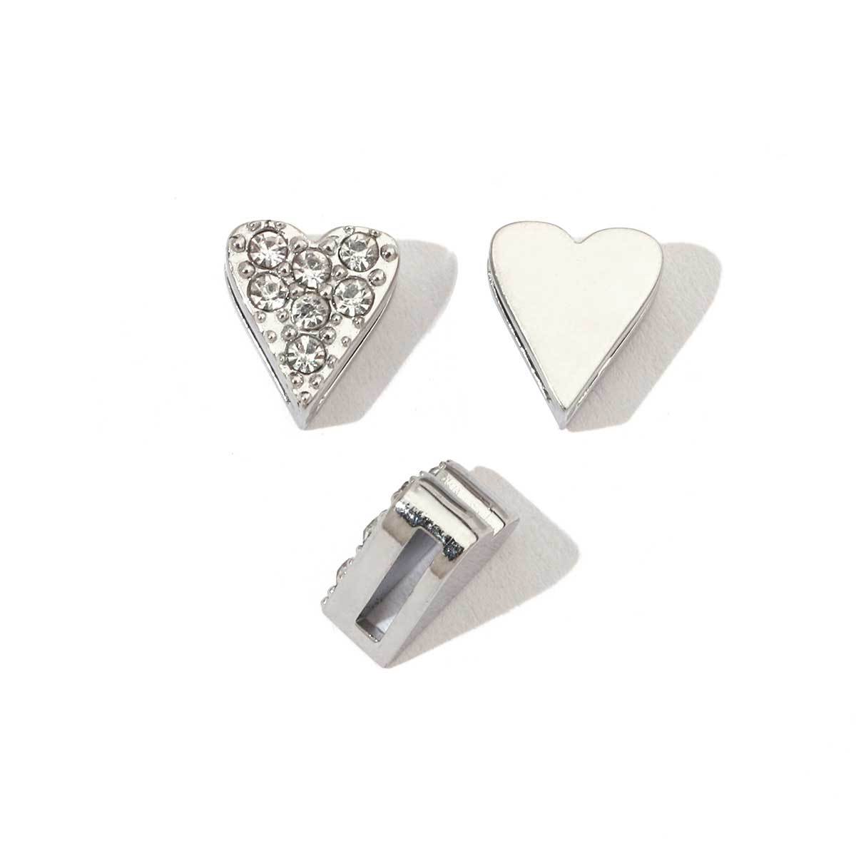 6pcs/pack Mirror Polish Love Horseshoe Moon Stainless Steel Beads Cross Clover Beads For Women Jewelry Making Finding