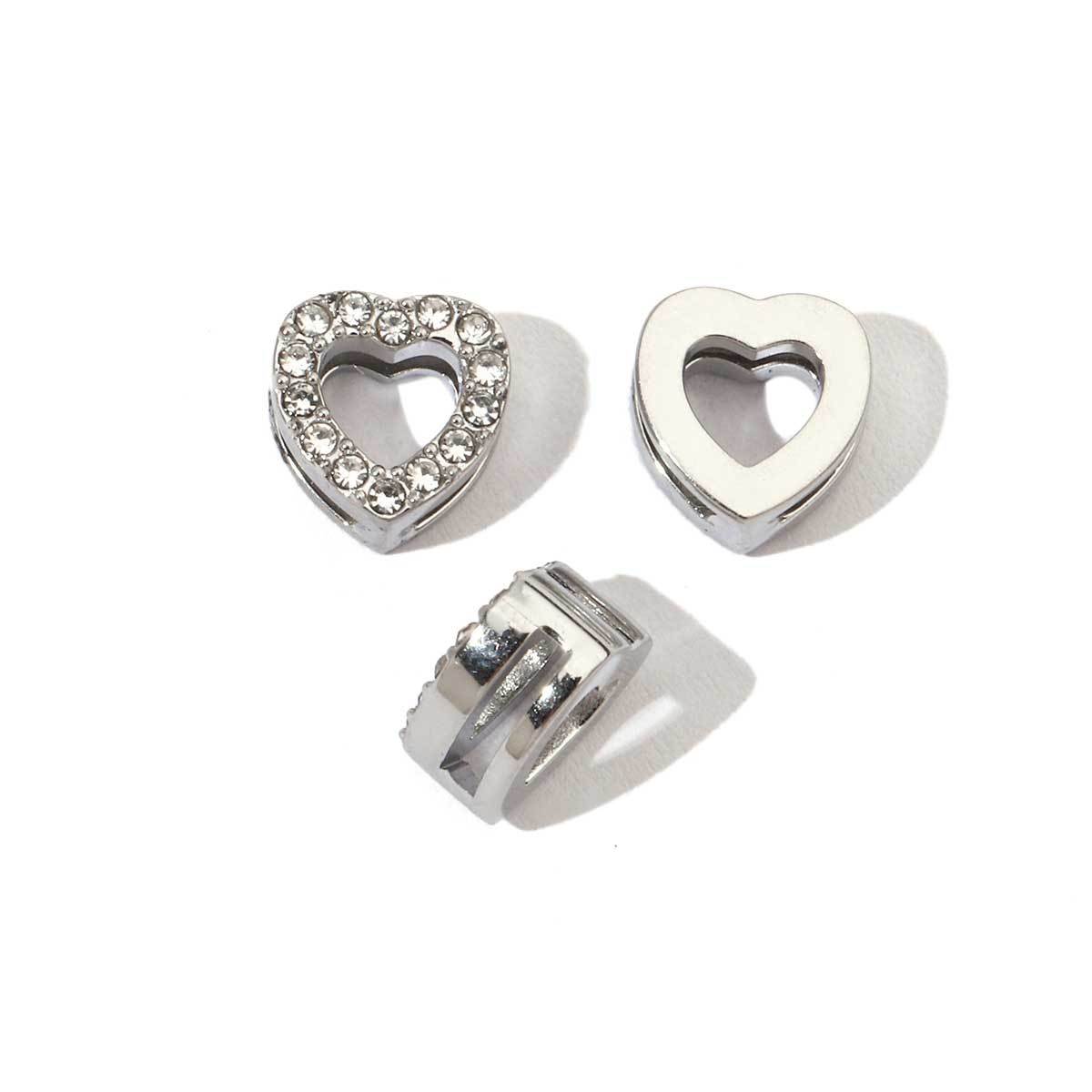 6pcs/pack Mirror Polish Love Horseshoe Moon Stainless Steel Beads Cross Clover Beads For Women Jewelry Making Finding
