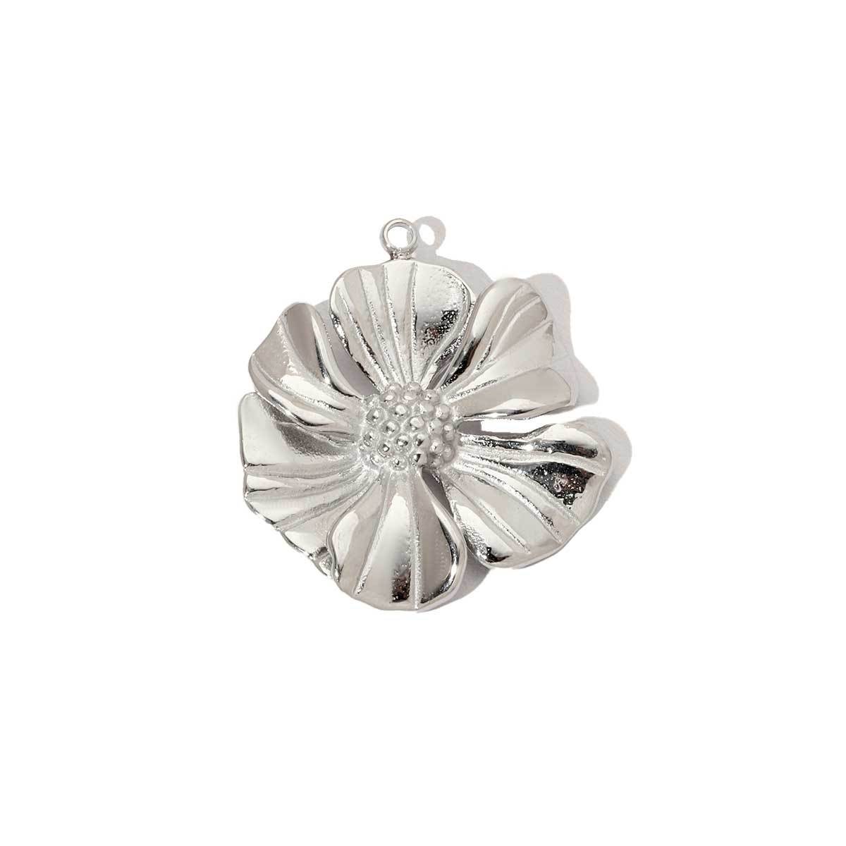 6pcs/pack Trendy Stainless Steel High Polish Cross Sunflower Charms Angel Starfish Snake Necklace DIY Small Pendant Wholesale