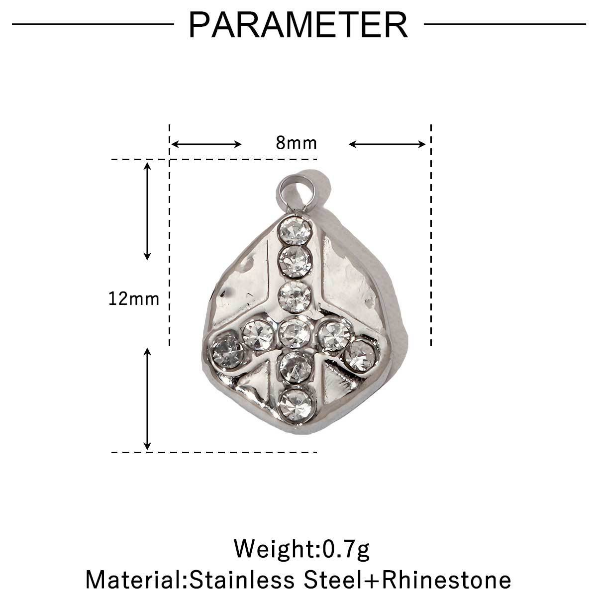 6pcs/pack Trendy Stainless Steel High Polish Cross Sunflower Charms Angel Starfish Snake Necklace DIY Small Pendant Wholesale