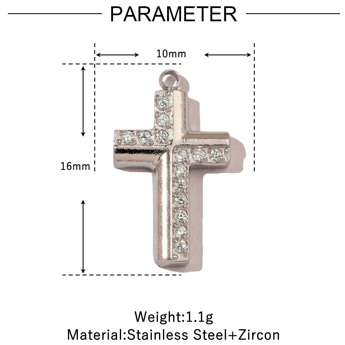 6pcs/pack Trendy High Polish Stainless Steel Heart Crown Suqare Charms Flower Cross Necklace DIY Small Pendant Wholesale