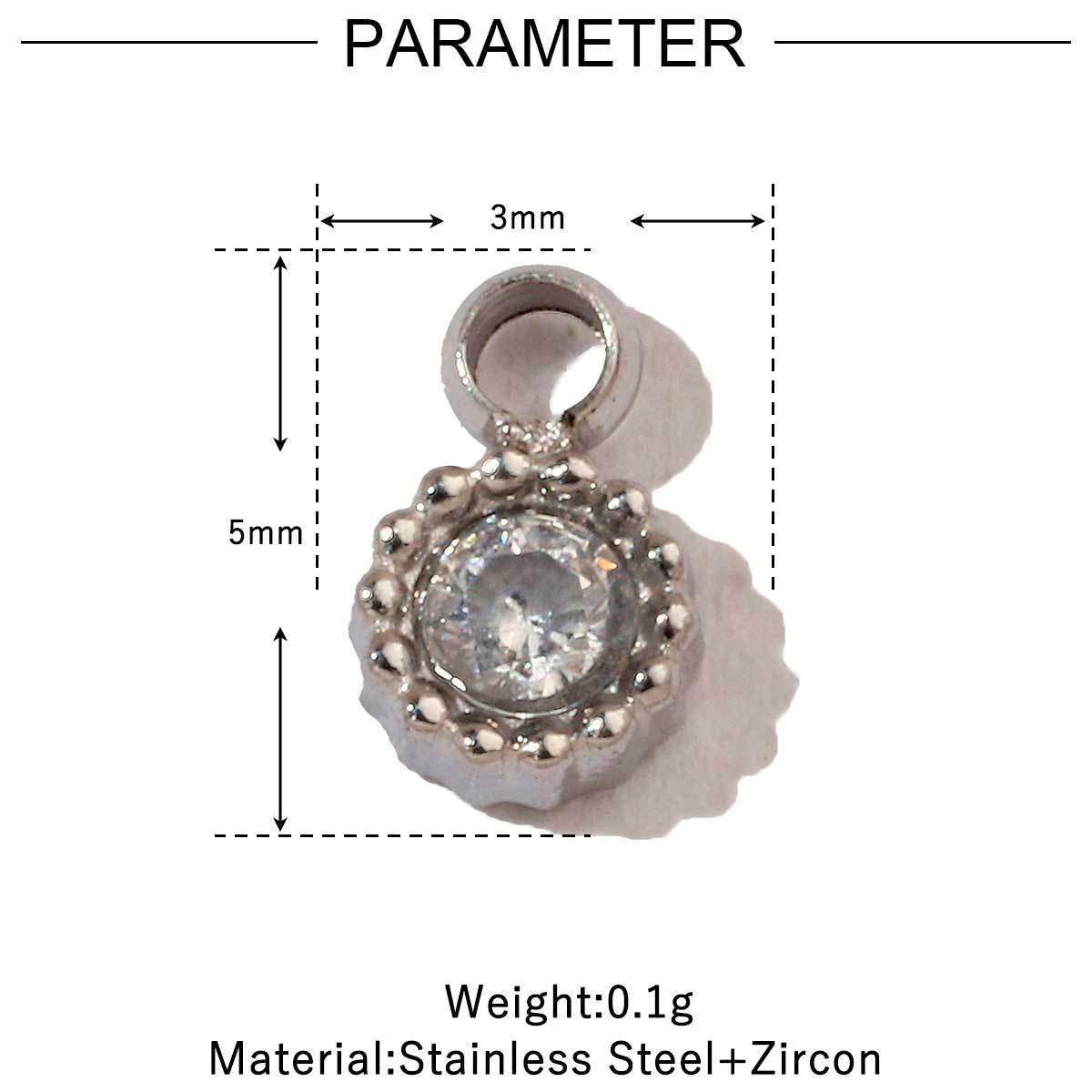6pcs/pack Trendy High Polish Stainless Steel Heart Crown Suqare Charms Flower Cross Necklace DIY Small Pendant Wholesale