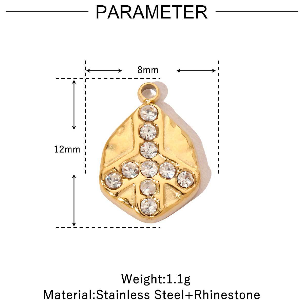 6pcs/pack  Trendy High Polish Stainless Steel Shell Starfish Charms Heart Moon Enamel Necklace DIY Small Pendant Wholesale