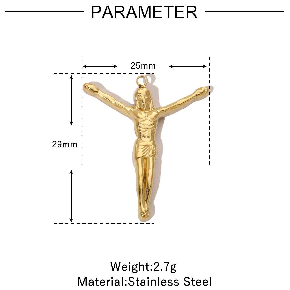 6pcs/pack Trendy Gold Color High Polish Stainless Steel God Cross Angel Charms Snake Spider Necklace DIY Small Pendant Wholesale