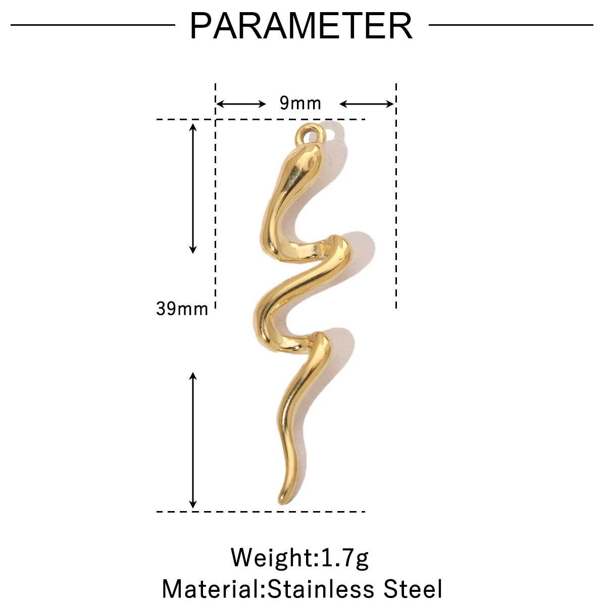 6pcs/pack Trendy Gold Color High Polish Stainless Steel God Cross Angel Charms Snake Spider Necklace DIY Small Pendant Wholesale