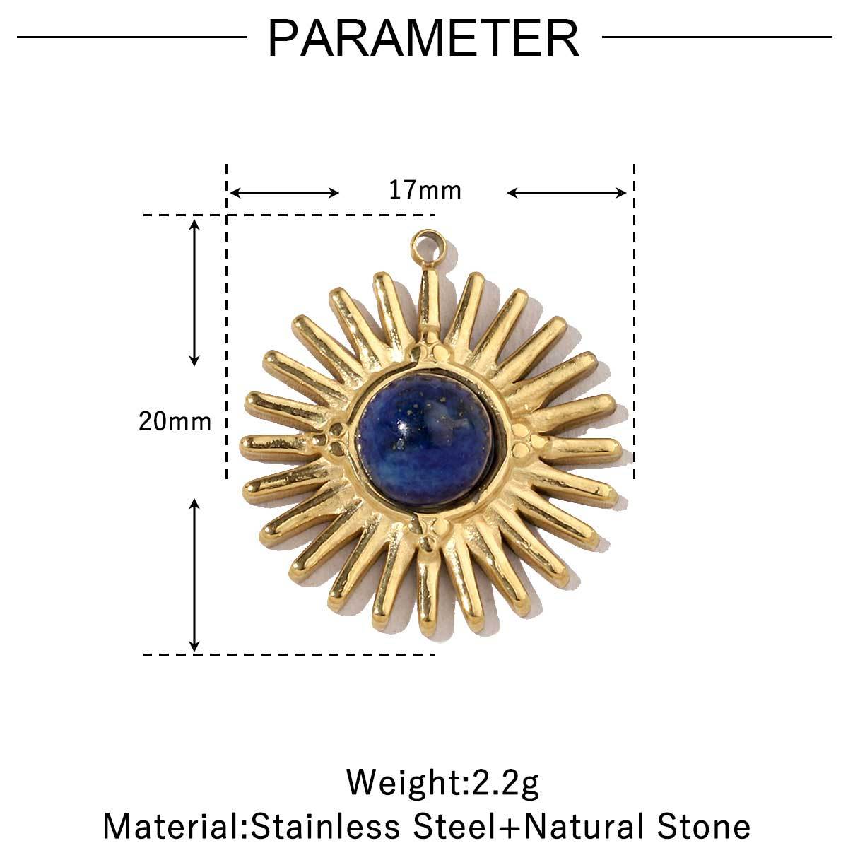 6pcs/pack High Polish French Retro Love Shell Stainless Steel Charms 14k Gold Color Red Agate Necklace DIY Jewelry Accessories