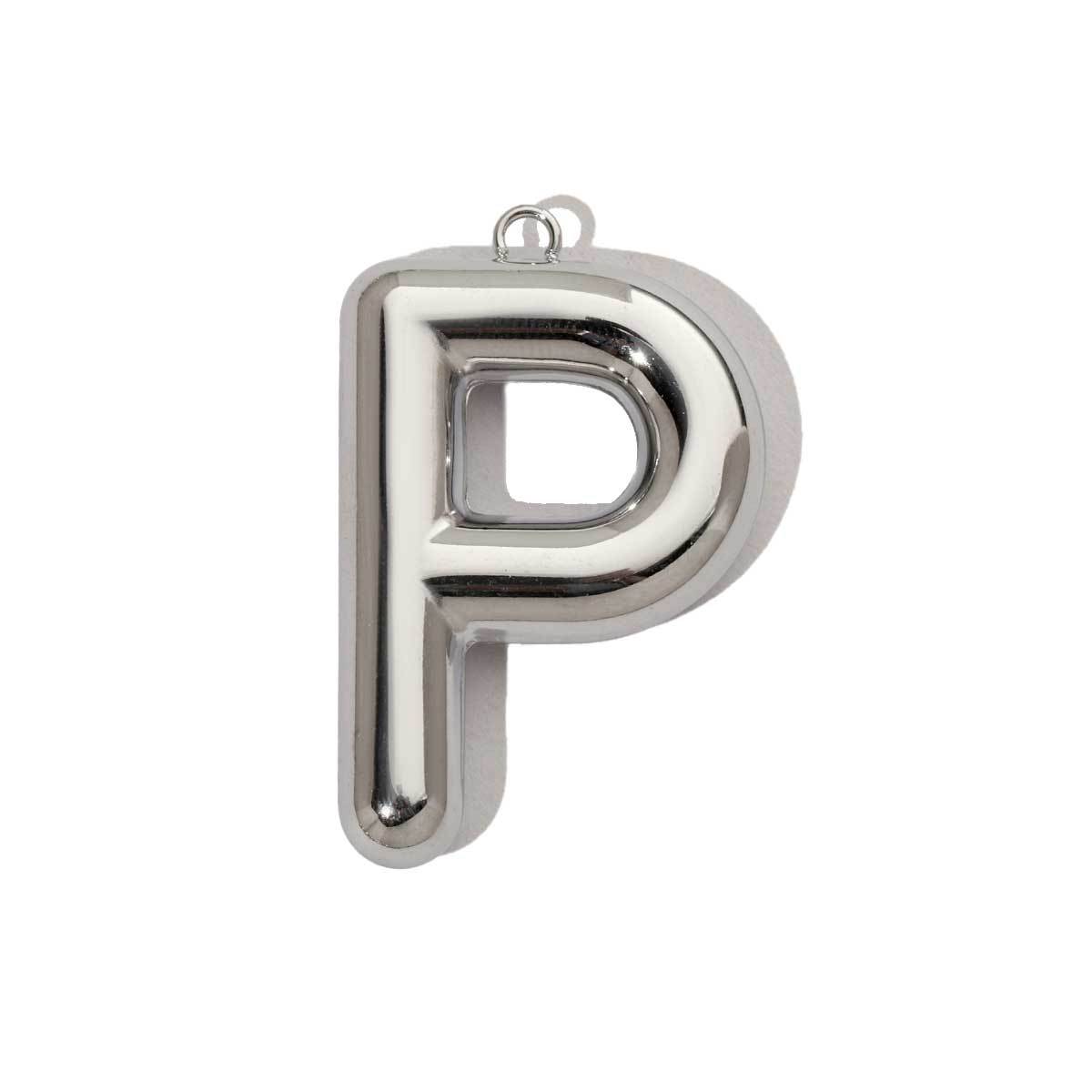6pcs/pack French Retro Mirror Polish Stainless Steel Capital Letter Charms A-Z Name Necklace Pendant DIY Jewelry